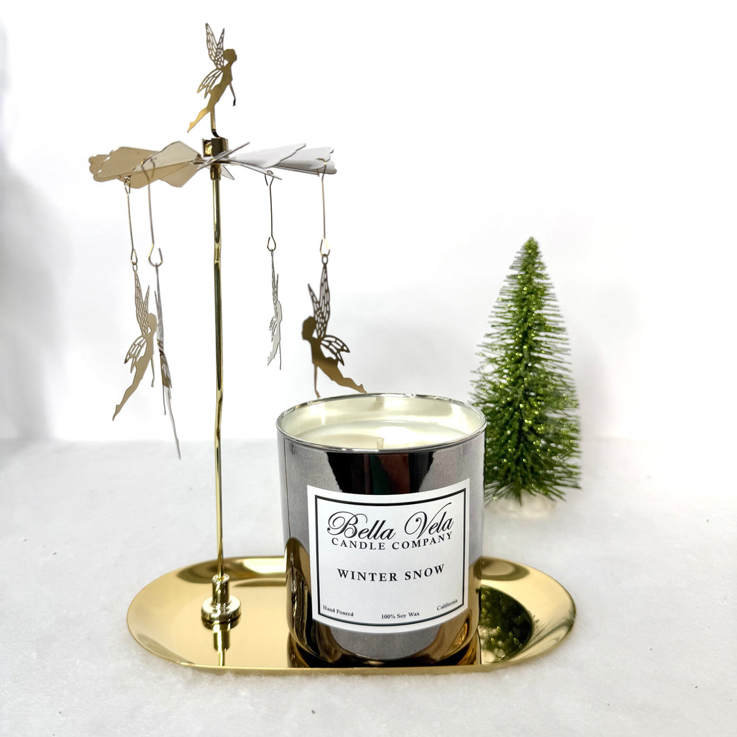 Fairy Carousel Candle Holder Set